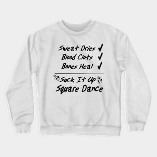 Sweat Blood Bones BLK Crewneck Sweatshirt